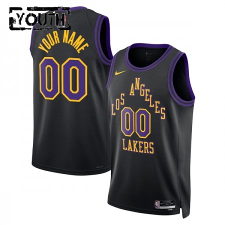 NBA Børn Trøje Los Angeles Lakers Custom 2025-26 Nike City Edition Sort Swingman NBA Børn Trøje Los Angeles Lakers Custom 2025-26 Nike City Edition Sort Swingman